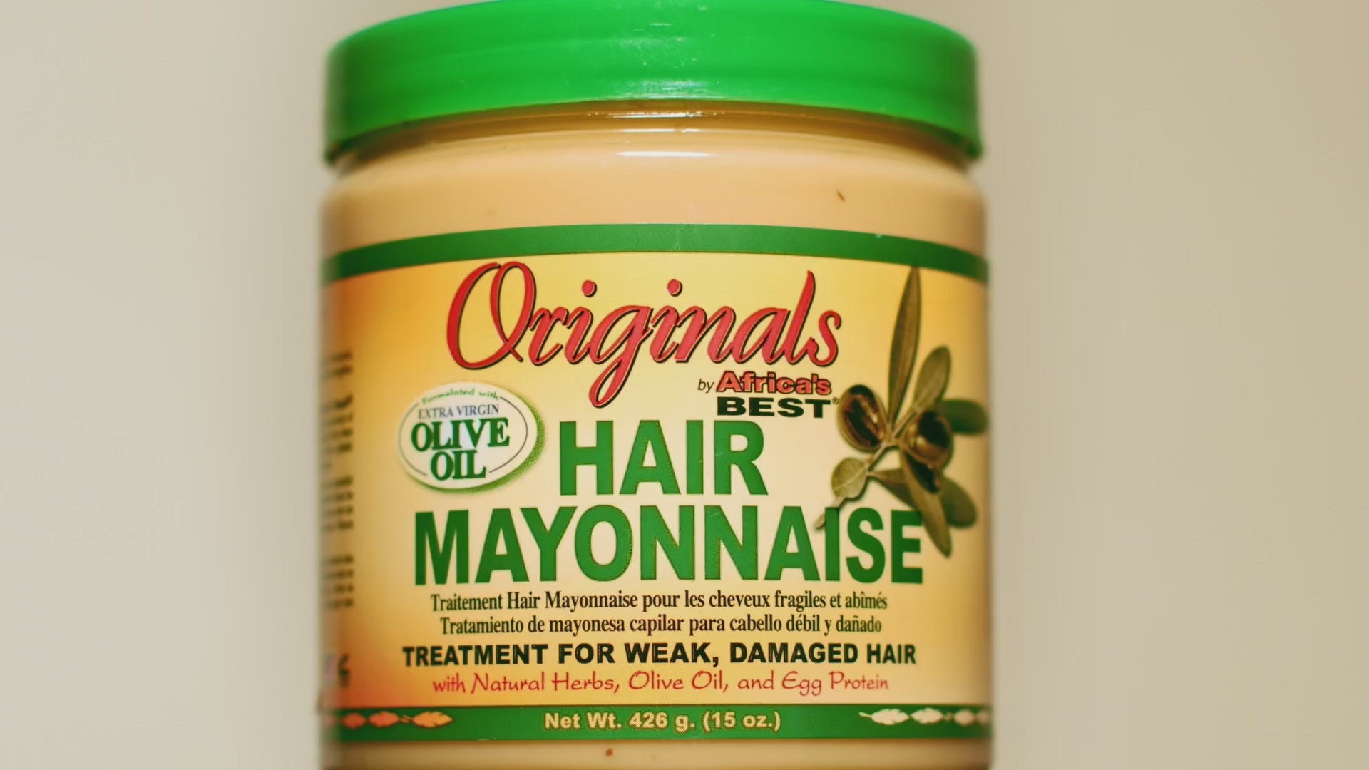 Originals By Africa's Best Hair Mayonnaise Conditioner, 2 Pack, 15 oz Jar,  Enriched with Natural Botanical Herbal Extracts and Olive Oil to Deep